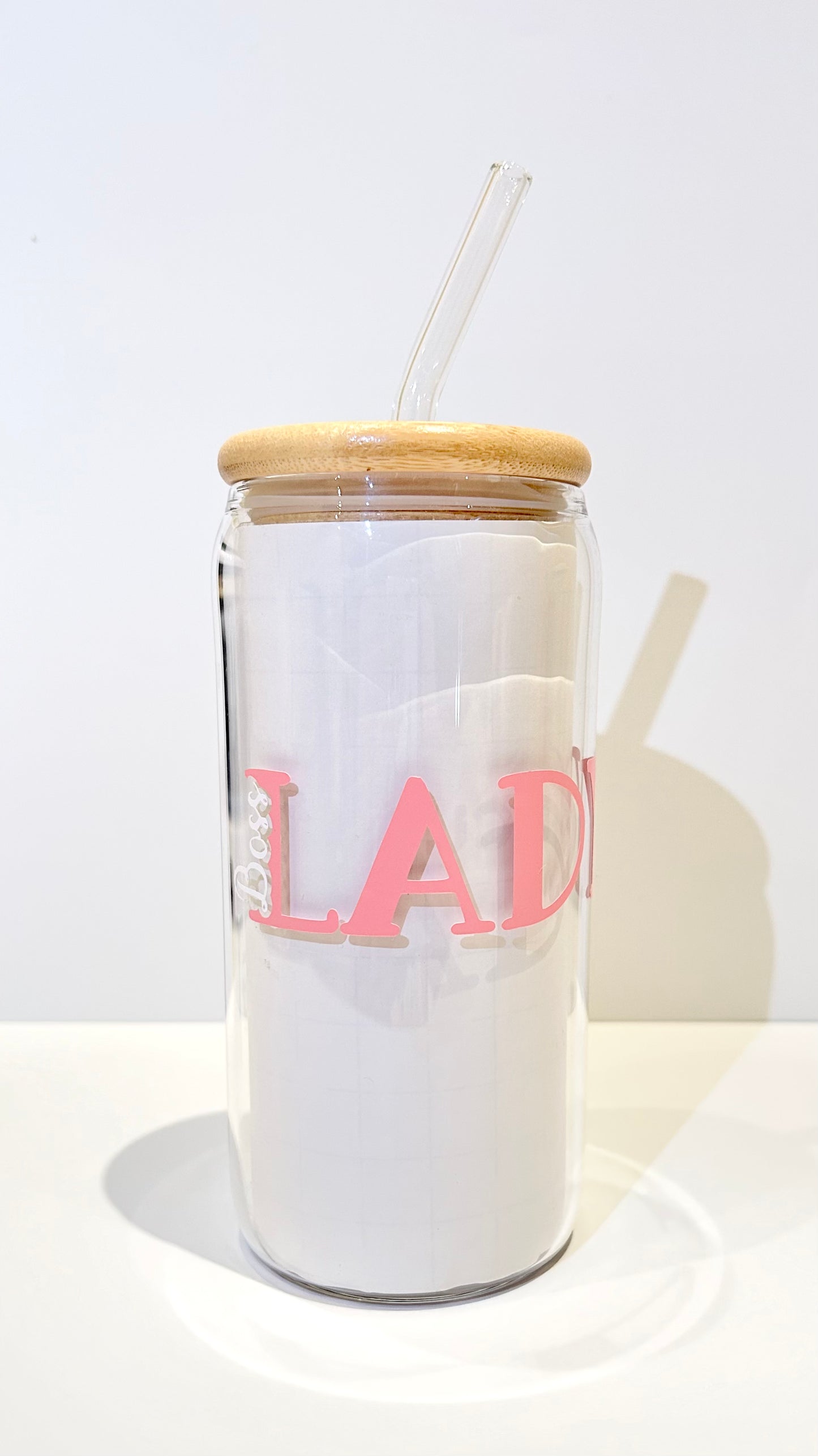 Iced Coffee Cup with Lid and Straw