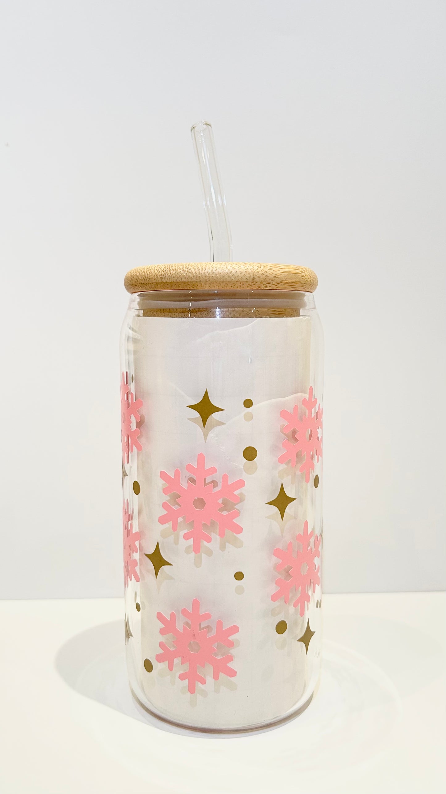 Iced Coffee Cup with Lid and Straw